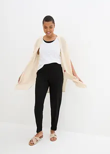 Kalhoty bez zapínání, s vysokým pasem (2 ks v balení), bonprix