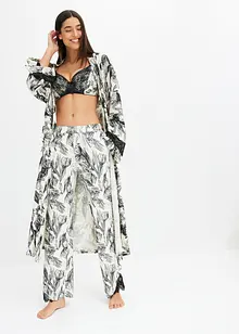 Široké pyžamové kalhoty s viskózou, bonprix