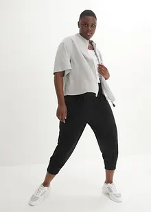 Harémové kalhoty na doma, capri délka, bonprix