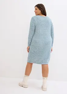 Heboučké šaty z pleteného flísu, bonprix