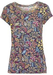 Bavlněné tričko s potiskem, krátký rukáv, bonprix