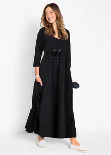 Úpletové šaty s 3/4 rukávem, bonprix