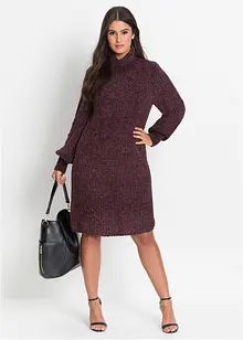 Žinylkové pletené šaty z recyklovaného polyesteru, bonprix