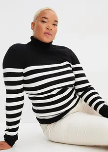 Rolákový svetr ze směsi s viskózou, bonprix