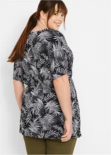 Dlouhá tunika ze splývavé viskózy, bonprix