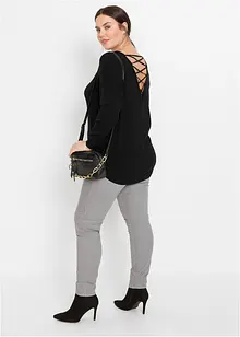 Svetr z jemné pleteniny z viskózové směsi, bonprix