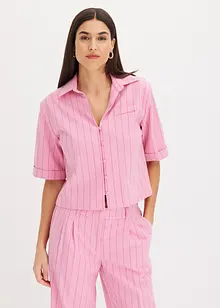 Košilová halenka s vlasovými proužky, bonprix