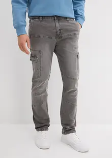 Strečové cargo džíny Regular Fit, Straight, bonprix
