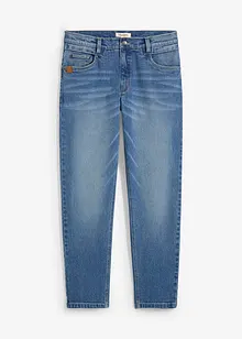 Strečové džíny z těžkého, robustního denimu, Relaxed Fit, Tapered, bonprix