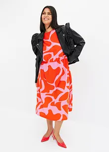 Midi šaty s potiskem, bonprix