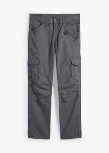 Cargo kalhoty z čisté bavlny, Relaxed Fit, Straight, bonprix