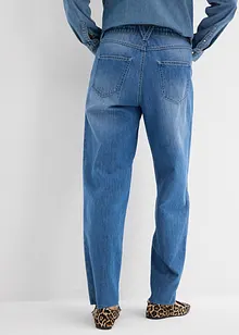 Baggy džíny, Mid Waist, pohodlný pas, Super Soft, bonprix