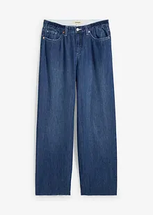 Baggy džíny, Mid Waist, pohodlný pas, Super Soft, bonprix