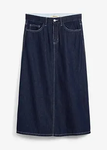 Džínová sukně, Mid Waist, pohodlný pas, Super Soft, bonprix