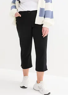 7/8 bengalínové kalhoty s pohodlným pasem, bonprix