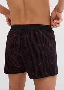 Volné žerzejové boxerky (3 ks v balení), bonprix
