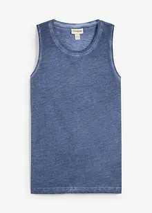 Top bez rukávů, se sepraným vzhledem, bonprix