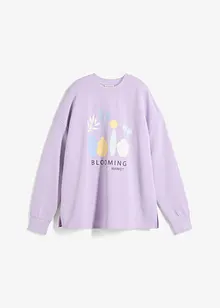 Oversize mikina z bavlněné směsi, bonprix