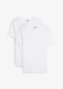 Tričko z čisté organické bavlny, Slim Fit (2 ks v balení), bonprix