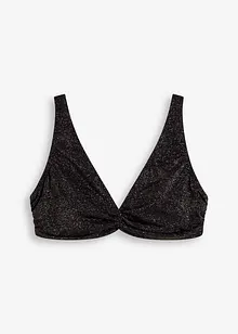 Třpytivý bikinový horní díl, bonprix