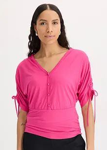 Triko s knoflíkovou lištou, bonprix