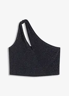 Top s jedním přetočeným ramínkem, bonprix
