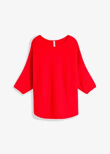 Oversize žebrovaný svetr ze směsi s viskózou, bonprix