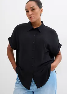 Oversized halenka ze strukturovaného krepu, bonprix