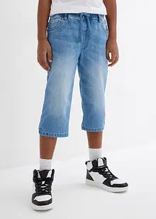 Chlapecké dlouhé bermudy bez zapínání, Slim Fit, bonprix
