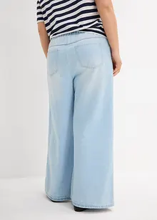 Džíny se širokými nohavicemi a pohodlným pasem, Mid Waist, bonprix