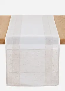 Jednobarevný žakárový běhoun na stůl, bonprix