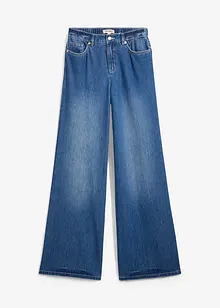 Džíny Wide Leg, High Waist, pohodlný pas, dlouhá délka, bonprix