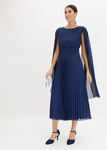 Šifonové šaty s plisovanou sukní, bonprix