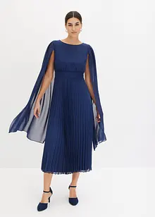 Šifonové šaty s plisovanou sukní, bonprix