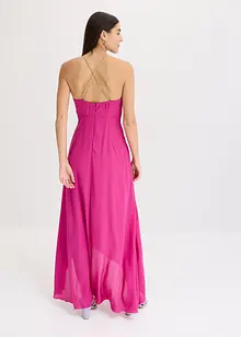 Šaty s prodlouženým zadním dílem a zavinovacím vzhledem, bonprix