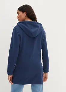 Dlouhá mikina s kapsami na zip, bonprix