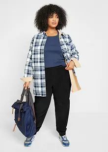 Manšestrové kalhoty z bavlněné směsi, bonprix