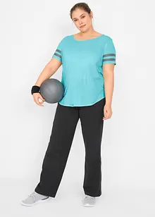 Žerzejové kalhoty z bavlny se strečem, bonprix