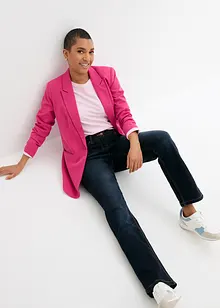 Džíny Straight, Mid Waist, pohodlný pas, bonprix