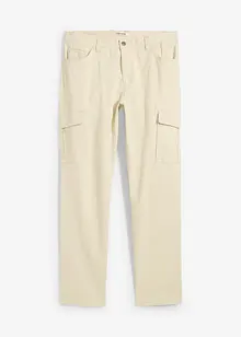 Strečové kalhoty Slim Fit s cargo kapsami, Straight, bonprix