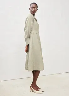 Košilové šaty z čistého lnu, bonprix