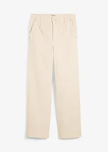 Džíny Straight, High Waist, nízký podíl streče, bonprix