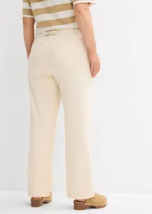 Džíny Straight, High Waist, nízký podíl streče, bonprix