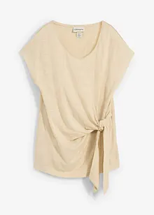 Zavinovací triko z čistého lnu, bonprix