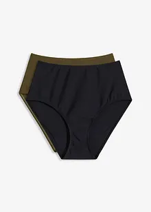 Bikinové kalhotky s vysokým pasem (2 ks v balení), bonprix