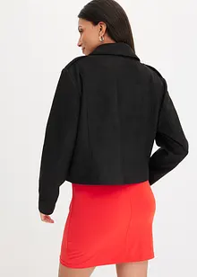 Zkrácená bunda z imitace semiše, bonprix