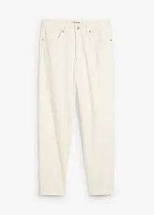 Džíny Mom, High Waist, nízký podíl streče, zkrácené, bonprix