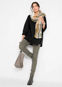 Dlouhá mikina s viskózou, bonprix