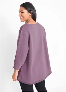 Dlouhá mikina s viskózou, bonprix