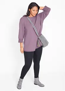 Dlouhá mikina s viskózou, bonprix